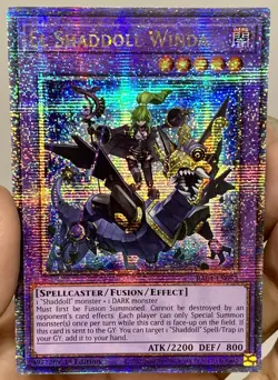 Yugioh El Shaddoll Winda RA04-EN052 Quarter Century Secret Rare 1st NM w/Track - Image 1