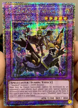 Yugioh El Shaddoll Winda RA04-EN052 Quarter Century Secret Rare 1st NM w/Track - Image 2
