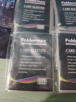 Foldermax Clear Penny Card Sleeves 500 Count, 500sleeves, - Image 1