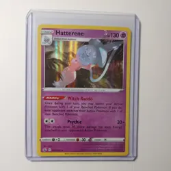 Hatterene 073/198 Chilling Reign Holo Rare 2021 Pokemon Card LP-NM - Image 1