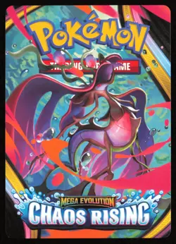 Pokemon Chaos Rising Trainer Tips Card Mega Dragalge Pre-Release Exclusive - Image 1