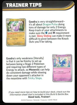 Pokemon Chaos Rising Trainer Tips Card Mega Dragalge Pre-Release Exclusive - Image 2