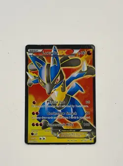 Pokemon Lucario EX Full Art Ultra Rare Holo XY Furious Fists 107/111 180 HP Card - Image 2