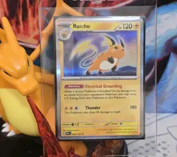 Pokemon TCG Raichu Holo Card 026/165 SV Scarlet & Violet 151 Series - Image 1