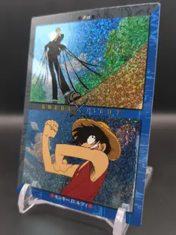 Monkey D. Luffy Kuro #65 Holo One Piece Carddass Masters Card 2000 Bandai TCG B1 - Image 3