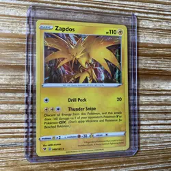 Zapdos Holo Rare 048/185 Pokemon Vivid Voltage 2020 Card LP-NM - Image 1