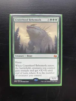 Wizards of the Coast Craterhoof Behemoth Modern Masters 2017 Mythic Beast Regul… - Image 1