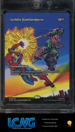 Marvel Universe Eternal-Legal #23 Goblin Bombardment (Borderless) F3C - Image 1