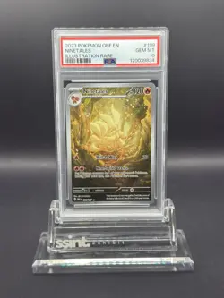 Ninetales 199/197 Obsidian Flames Illustration Rare Pokemon Card PSA 10 Gem Mint - Image 1
