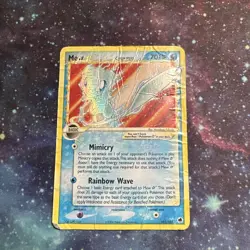 Mew Gold Star EX Dragon Frontiers Card 101/101 Pokemon TCG Card 2006 Hvy Damage - Image 1