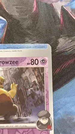 *ERROR/MISCUT* Team Rocket's Drowzee Reverse Holo 079/182 Destined Rivals SV - Image 4
