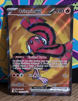 Pokemon TCG Oricorio ex Ultra Rare - 110/094 - ME02: Phantasmal Flames (PFL) - Image 1