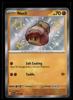 Nacli 176/091 Paldean Fates Shiny Rare Pokemon - Image 1