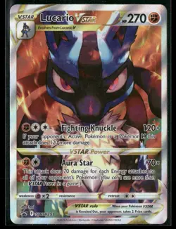 Sword & Shield Promo SWSH291 Lucario VSTAR Holo Promo - Image 1