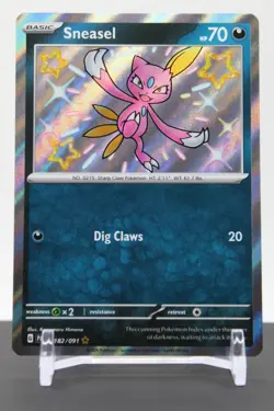 Sneasel 182/091 - Pokemon SV: Paldean Fates - Image 1