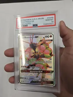 Buzzwole GX Hidden Fates Shiny Vault SV68 2017 Holo PSA 10 Pokemon - Image 3
