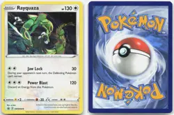 Pokemon RAYQUAZA SWSH029 Holo Sword & Shield Promo HOLO NM - Image 3