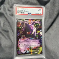 Pokemon Gengar EX XY Phantom Forces 34/119 Ultra Rare Holo English PSA 9 2014 - Image 1