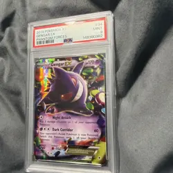 Pokemon Gengar EX XY Phantom Forces 34/119 Ultra Rare Holo English PSA 9 2014 - Image 3