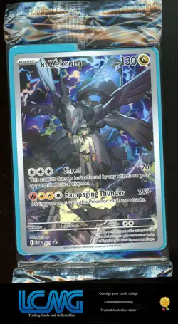 Pokemon TCG ME: Mega Evolution Promo #031 N's Zekrom Sealed F3C - Image 1