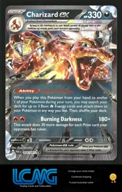 SV03: Obsidian Flames #125/197 Charizard ex Pokemon TCG F3C - Image 1