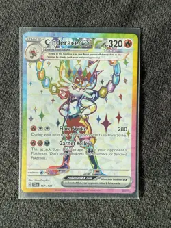 Cinderace ex - SV07: Stellar Crown - Pokemon NM 157/142 - Image 1