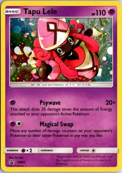 Tapu Lele - SM45 Holo P Sun & Moon Promo Pokemon Holo NM/M - Image 1