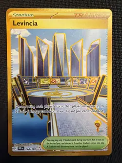 Levincia Destined Rivals 244/182 Hyper Rare Holofoil Pokemon TCG - Image 1