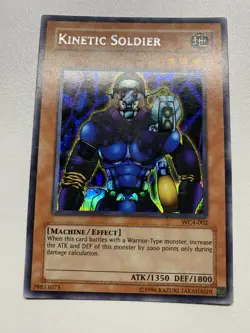 Yugioh Kinetic Soldier Secret Rare WC4-002 HP - Image 1