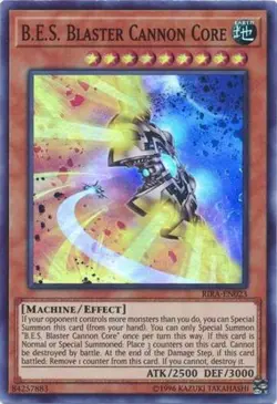 B.E.S. Blaster Cannon Core - RIRA-EN023 - Super Rare - Unlimited Edition Near Mi - Image 1