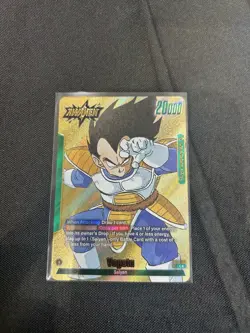 Vegeta FB04-051 Leader Gold Manga Booster 01 Dragon Ball Card English Fusion Wor - Image 1