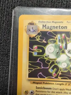 Magneton 26/62 Fossil Unlimited Edition Regular Card 1999 WOTC Pokemon LP - Image 3