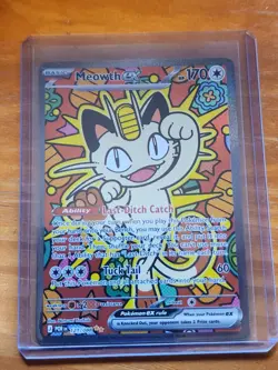 Meowth Ex Perfect Order #121/088 Special Illustration Rare Pokemon Card - Image 3
