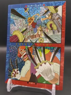 Monkey D. Luffy Buggy #65 Holo One Piece Carddass Masters Card 2000 Bandai B1 - Image 1