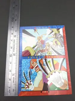 Monkey D. Luffy Buggy #65 Holo One Piece Carddass Masters Card 2000 Bandai B1 - Image 4