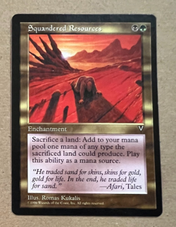 Squandered Resources - Visions - MTG - Magic the Gathering - Image 1