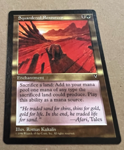 Squandered Resources - Visions - MTG - Magic the Gathering - Image 2
