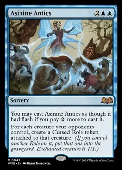 Magic The Gathering MTG ASININE ANTICS Wilds of Eldraine NM Near Mint - Image 1