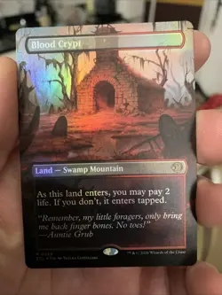 Blood Crypt *Borderless FOIL* REVERSIBLE (NM) (Lorwyn Eclipsed) | MTG - Image 2