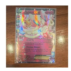 Pokemon TCG Sylveon EX Full Art Holo Ultra Rare RC32/RC32 170 HP Radiant - Image 1