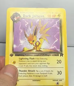 Dark Jolteon 1st Edition Team Rocket Uncommon 38/82. *MP* - Image 3