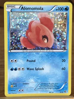 Pokemon TCG Alomomola 5/12 McDonalds Collection Promo 2011 LP - Image 1