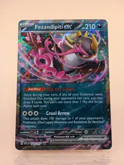 Fezandipiti ex 142/217 Ascended Heroes NM Double Rare Holo Pokemon TCG - Image 1