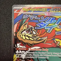 Mega Hawlucha ex 268/217 Mega Attack Rare Ascended Heroes Pokemon TCG NM+ #LA4 - Image 2