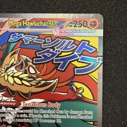 Mega Hawlucha ex 268/217 Mega Attack Rare Ascended Heroes Pokemon TCG NM+ #LA4 - Image 3