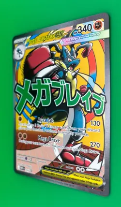 Pokemon TCG - Ascended Heroes - Mega Lucario ex 033 Black Star Promo Mega Attack - Image 5