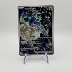 Pokemon TCG Black Bolt ETB Promo 209 Thundurus Black Star - Image 1