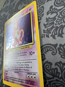 Pokemon TCG Mewtwo Base Set 10/102 Holo 1999-2000 Wizards Base Set Copyright... - Image 3