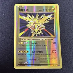 Zapdos 42/108 Reverse Holo Rare XY Evolutions Pokemon TCG - MP - Image 1