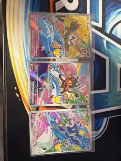 Pokemon 30th Anniversary Full Art Promo Set - Rowlet, Litten, Popplio - Image 1